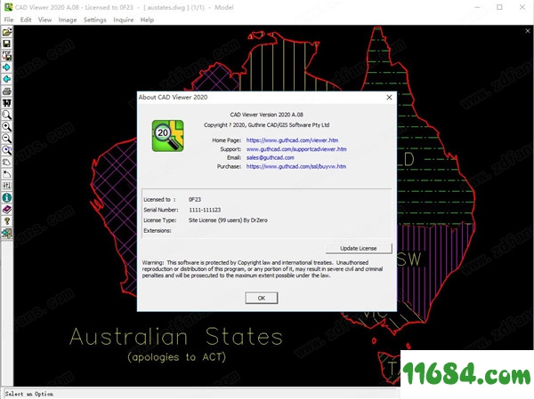 Guthrie CAD Viewer破解版下载-Guthrie CAD Viewer 2020A.08 破解版下载
