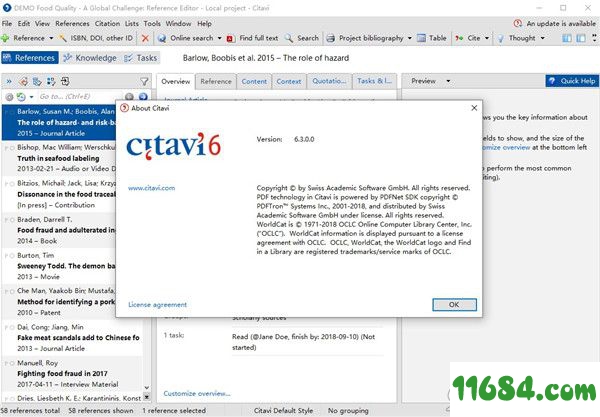 Swiss Academic Citavi下载-文献资源管理软件Swiss Academic Citavi 6 v6.3.0 绿色中文版下载