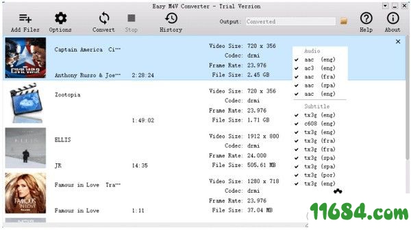 Easy M4V Convertery破解版下载-视频转换器Easy M4V Convertery v1.4.5 最新版下载