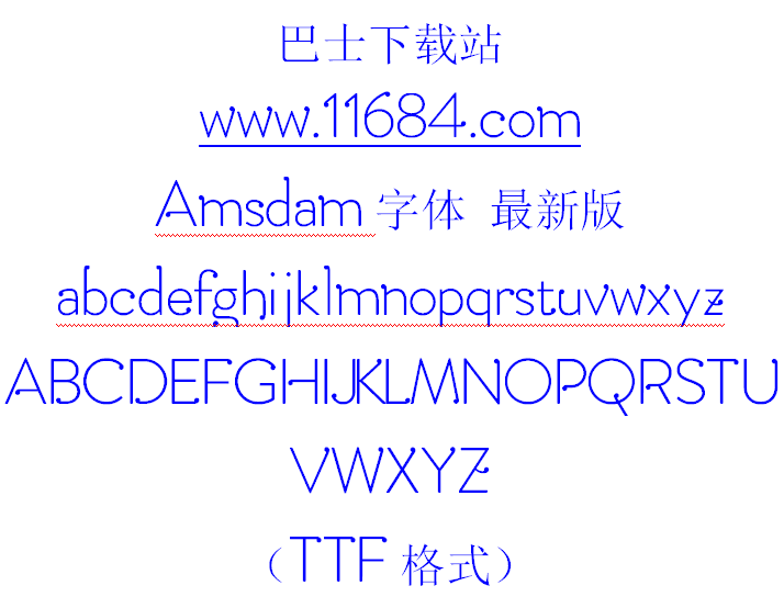 Amsdam字体下载-Amsdam字体 最新版（TTF格式）下载