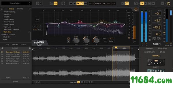 IK Multimedia T-RackS破解版下载-母带处理软件IK Multimedia T-RackS 5 v5.3.2 中文破解版下载