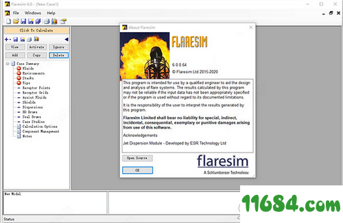 Flaresim破解版下载-工业火炬模拟分析软件Flaresim v6.0.0.64 中文绿色版下载