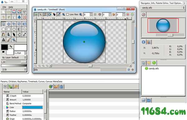 Synfig Studio破解版下载-2D动画软件Synfig Studio v1.3.14 绿色版下载