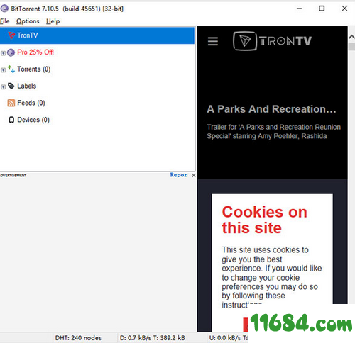 BitTorrent Pro破解版下载-p2p下载工具BitTorrent Pro v7.10.5 中文破解版下载