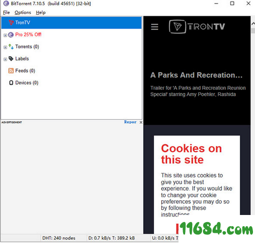 BitTorrent Pro破解版下载-p2p下载工具BitTorrent Pro v7.10.5 中文破解版下载