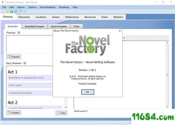 The Novel Factory破解版下载-小说创作软件The Novel Factory v1.36.1 绿色中文版下载
