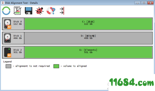 Disk Alignment Test破解版下载-磁盘分区对齐检测软件Disk Alignment Test v1.0.0.10 最新版下载