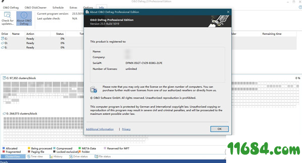 O&O Defrag Pro 23破解版下载-磁盘整理软件O&O Defrag Pro 23 v23.5.5019 中文版下载