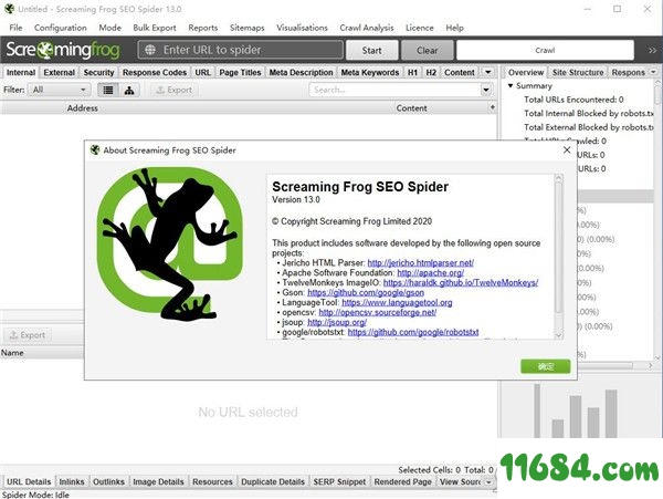 Screaming Frog SEO Spider破解版下载-网络爬虫开发工具Screaming Frog SEO Spider v13.0 中文版 百度云下载