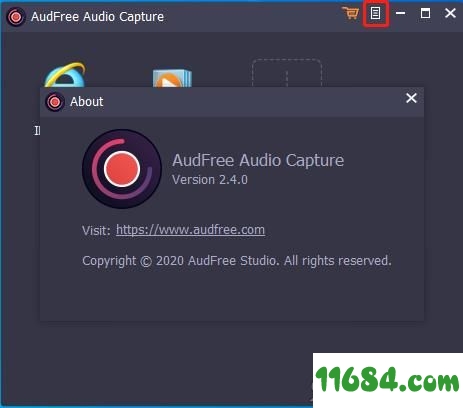 AudFree Audio Capture破解版下载-音频录制工具AudFree Audio Capture v2.4.0 中文绿色版下载