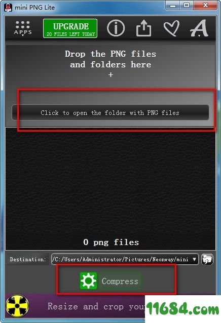 mini PNG Lite破解版下载-PNG压缩软件mini PNG Lite v1.0 绿色版下载