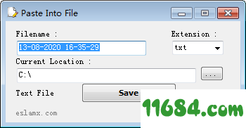 Paste Into File免费版下载-复制内容另存为工具Paste Into File v1.4 免费版下载