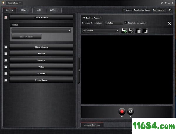 SparkoCam绿色版下载-摄像头特效软件SparkoCam v2.7.2 中文绿色版下载
