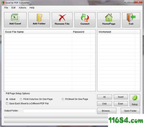 Free Excel to PDF Converter免费版下载-Free Excel to PDF Converter v1.0.0.0 免费版下载