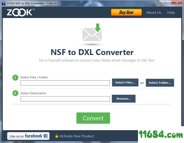 NSF DXL Converter破解版下载-邮件格式转换工具ZOOK NSF to DXL Converter v3.0 最新免费版下载