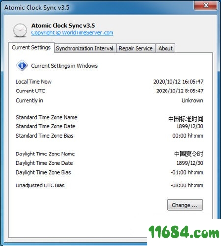 Atomic Clock Sync破解版下载-时间同步工具Atomic Clock Sync v3.5 最新免费版下载