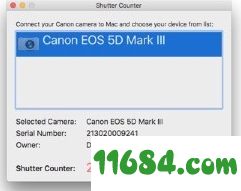 Shutter Counter下载-快门数读取软件Shutter Counter for Mac v1.2.3 最新版下载