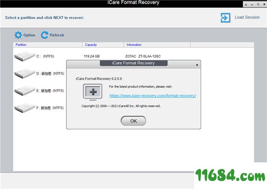 iCare Format Recovery破解版下载-格式化数据恢复软件iCare Format Recovery v6.2.0 破解版下载