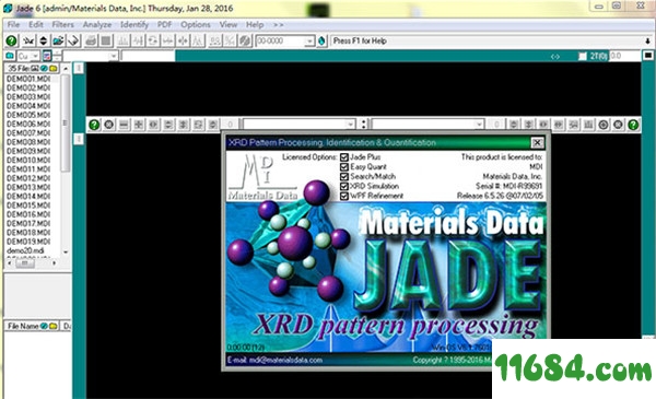 mdi jade破解版下载-XRD分析软件mdi jade v6.5 破解版下载